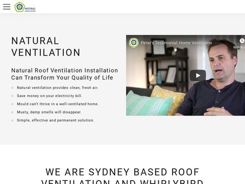 Natural Ventilation specialist in Whirlybird and Subfloor lo