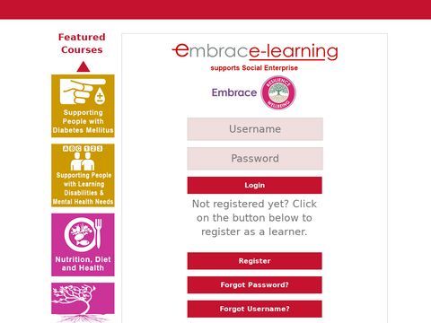 Embrace-Learning Online Health and Social Care Courses