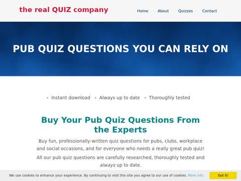 Pub quiz questions and everything for your pub quiz