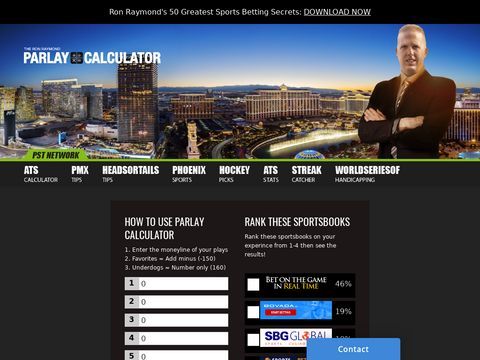 Parlay calculator - Place a Parlay formula Bet With a Win