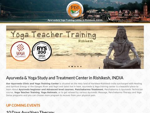 Yoga Teacher Training, Ayurveda Course in Rishikesh