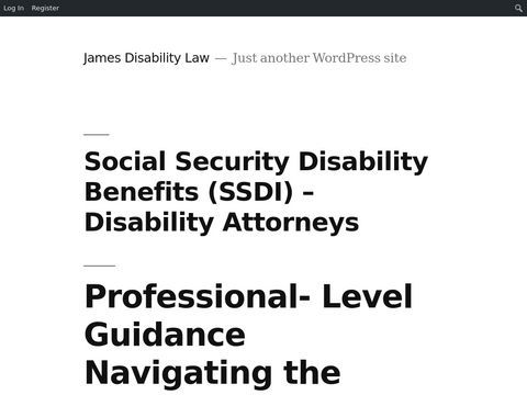 Social Security Disability Benefits and Law