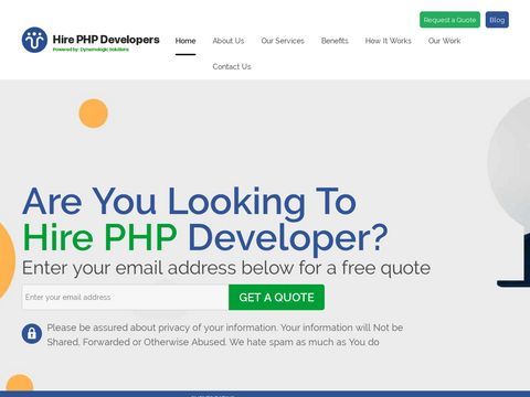 Hire PHP Developers & Programmers for Dynamic Websites