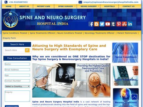 Spine and Neuro Surgery Hospital India