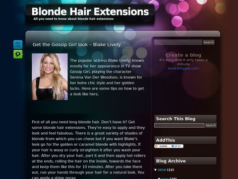 Blonde Hair Extensions