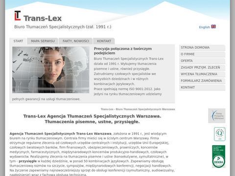 Trans-Lex, Translation Services, Warsaw, Poland