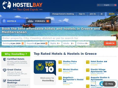 Hostelbay | Online hotel booking in Greece-Ferry Tickets