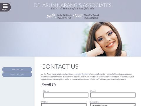 Dr Arun Narang & Associates Oakville Dental Arts