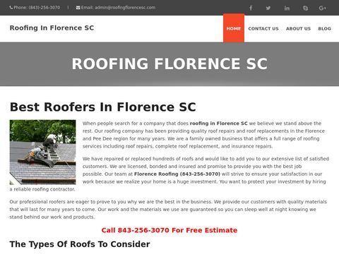 Roofing Florence SC