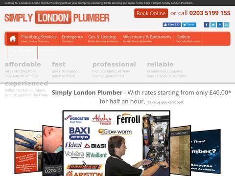 London Plumbers, Emergency Plumber, Boiler Repairs London