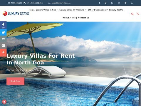 Luxury Stays: Luxury villas in goa, ooty, coorg, kabini, masingagudi