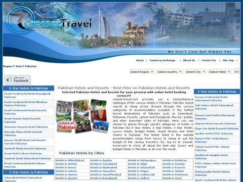 Pakistan Hotels & Beach Resorts: Discounted Hotels in Pakistan
