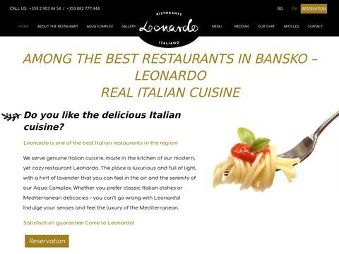Restaurant Leonardo Bansko