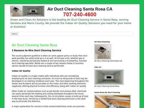 Air Duct Cleaning Santa Rosa