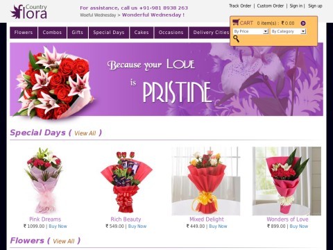 Send Birthday Flowers And Cakes To India