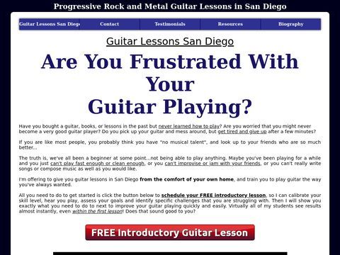 Guitar Lessons San Diego