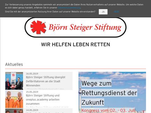 Björn Steiger Stiftung - WIR HELFEN LEBEN RETTEN