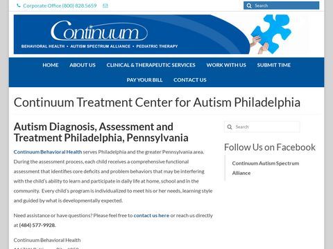 Continuum Autism Spectrum Alliance Philadelphia