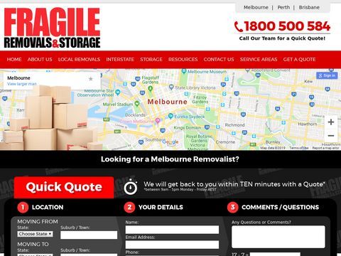 Fragile Removals Melbourne
