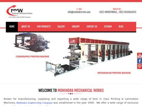 Mohindra – Paper Bag Making Machine India