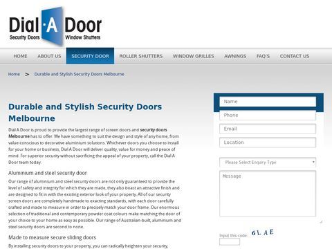 Security Door Melbourne