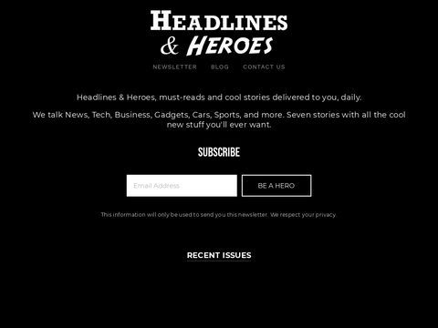Headlines & Heroes
