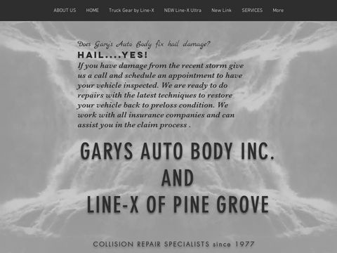 Garys Auto Body and Line-X of Pine Grove