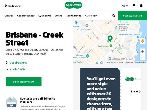 Specsavers Brisbane CBD East - Creek Street