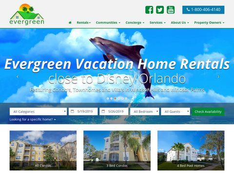 Evergreen Florida Vacation Homes – A selection of private ho
