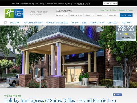 Grand Prairie Texas Hotel- Holiday Inn Express & Suitesnear 