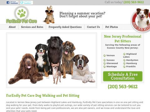 Fur-Endly Pet Care: Pet Sitting, Dog Boarding Alternatives