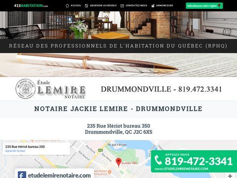 Me Jackie Lemire - Notaire Drummondville