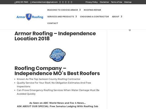 Armor Roofing - Independence