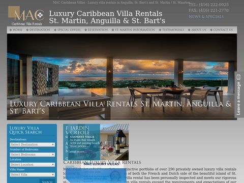 Mac Caribbean Villa Rentals