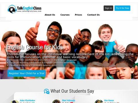 Talk English Class - Online English Class via Skype