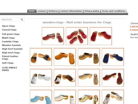 Online shop for Clogs, Wooden Sandals and Clogboots