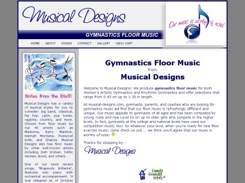 The Mastermoz Web Directorymusical Designs Gymnastics Floor Music