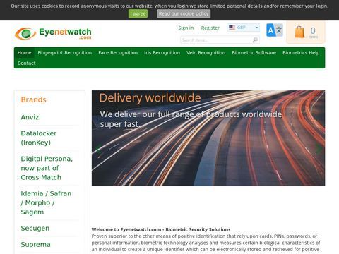 EyeNetWatch - Fingerprint Scanner - Signature Recognition - 