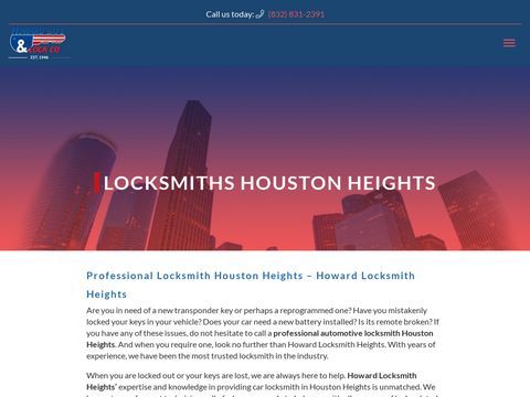 Howard Locksmith Heights