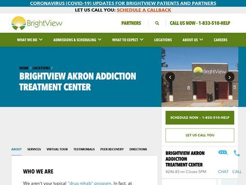 BrightView Akron Addiction Treatment Center