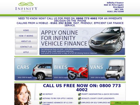 Infinity car finance