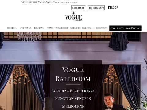 Vogue Ballroom - Wedding Reception & Function Venue Melbourn