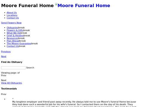 Moore Funeral Homes