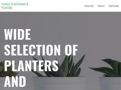 Planters and Plant Stands