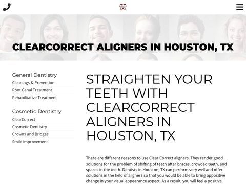 STRAIGHTEN YOUR TEETH WITH CLEARCORRECT ALIGNERS IN HOUSTON