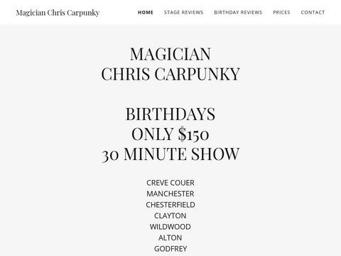 Magician Chris Carpunky