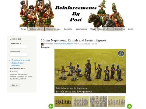 Reinforcements by Post Miniatures Painting Service