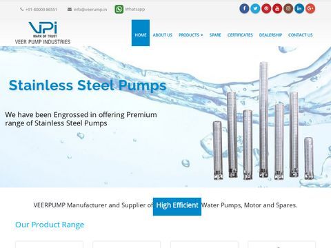 Borewell Pump | Submersible Pump Manufacturer