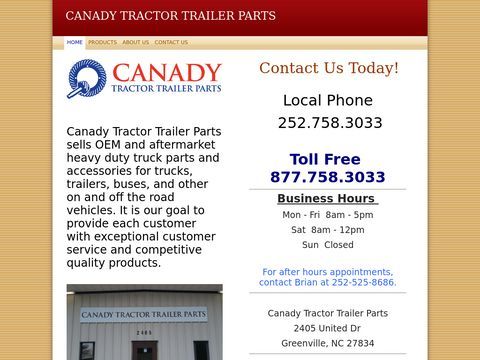 Canady Tractor Trailer Parts