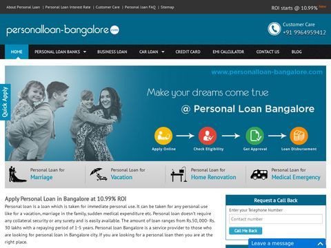 Personal Loan Bangalore | Personal Loan | Personalloan-Bangalore.com